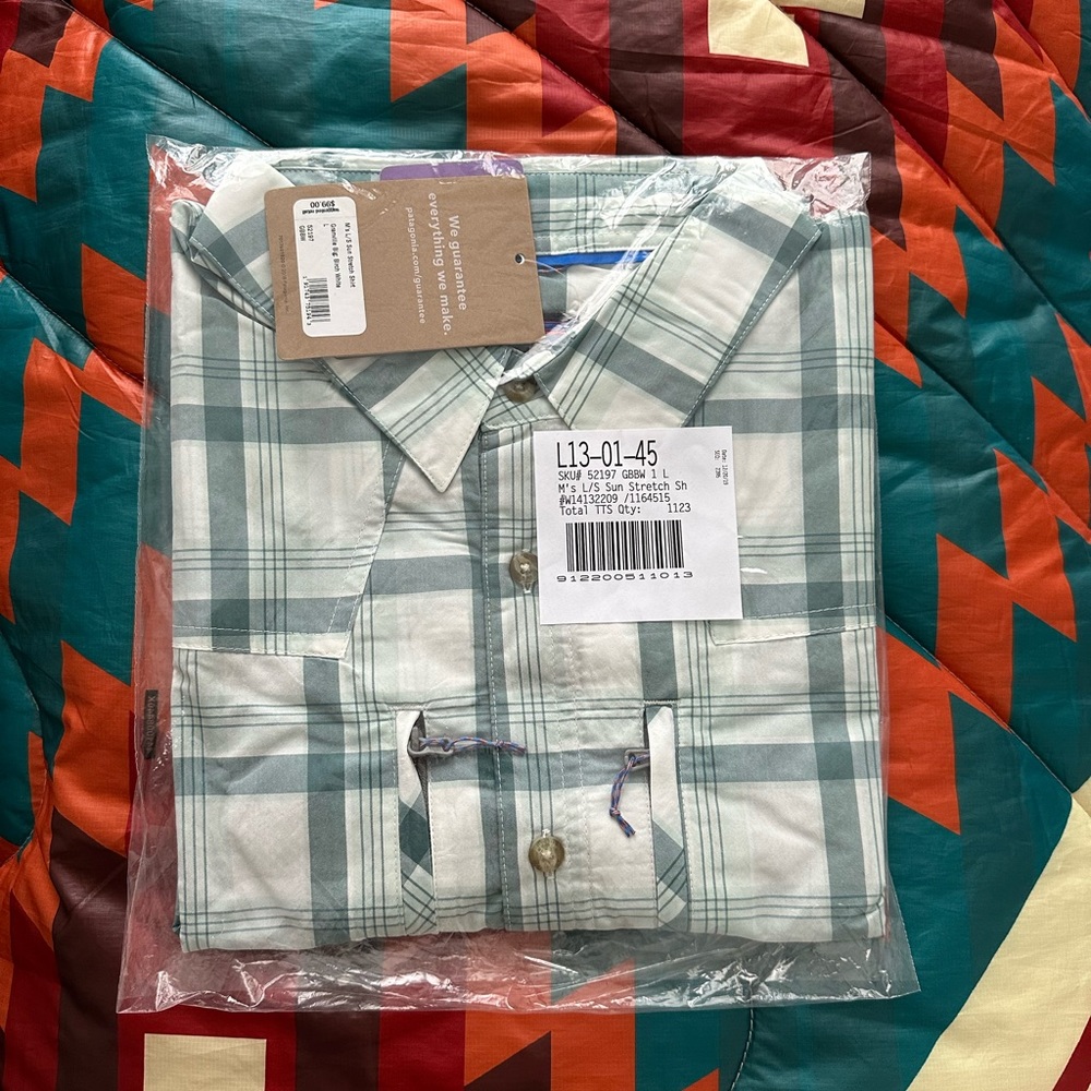 Patagonia Men’s Long Sleeved Sun Stretch Shirt